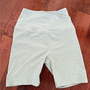 Beyond Yoga Light Blue Biker Shorts 8in